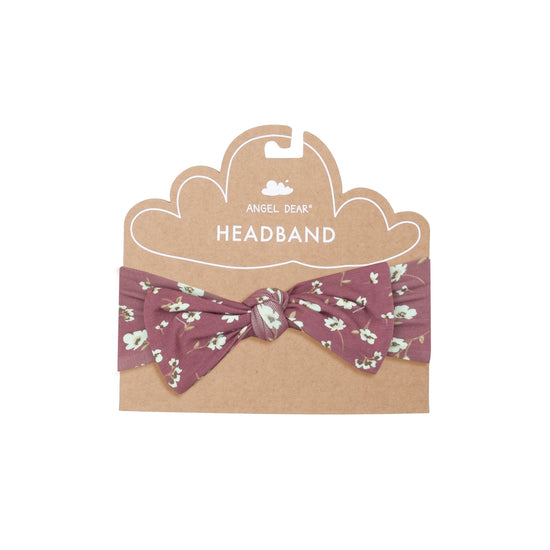 Plum Floral Headband