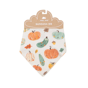 Crayon Pumpkins Bandana Bib