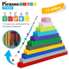 Magnetic Bricks & Tiles Set (259 Pieces)