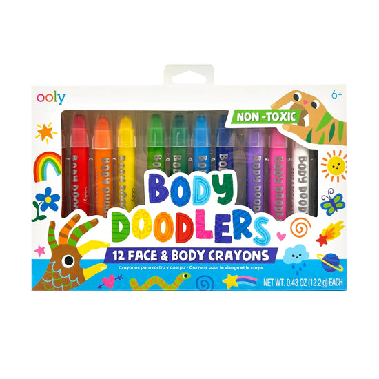 Body Doodlers Face & Body Crayons