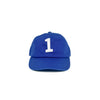 "1" Baseball Cap, Royal Blue