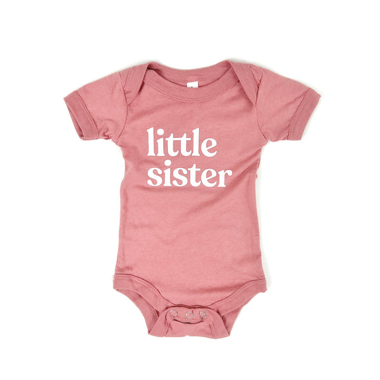 Little Sister Bodysuit, Mauve