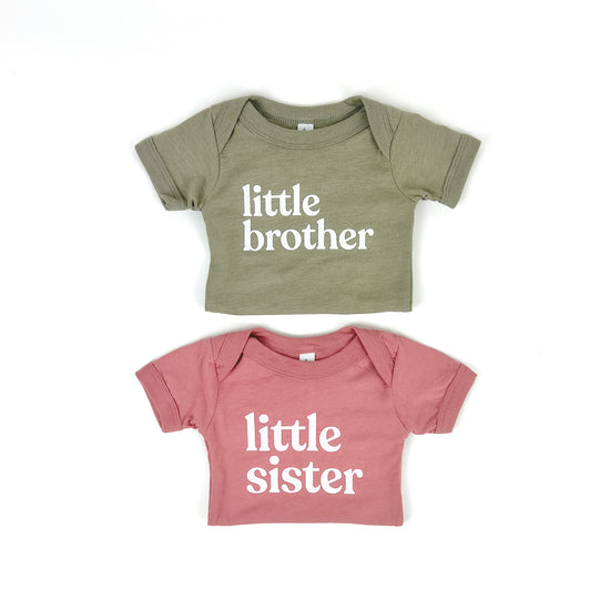 Little Brother Bodysuit, Olive Green