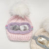 Ski Goggles Beanie, Baby Pink