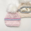 Ski Goggles Beanie, Baby Pink