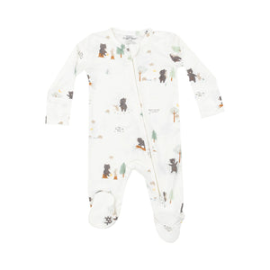 Bear & Bunny Adventures 2-Way Zipper Footie