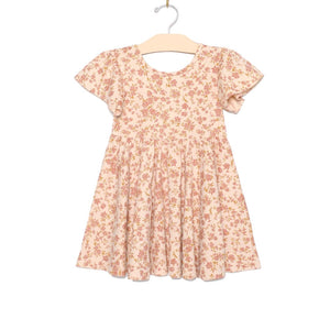 Blush Floral Twirl Dress