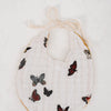 Butterfly Muslin Bib