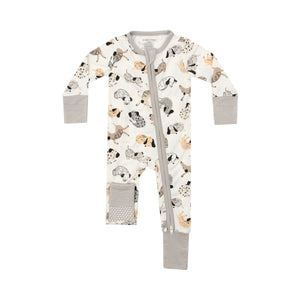 Cozy Pups 2-Way Zipper Romper