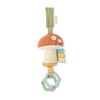 Mushroom Bitzy Bespoke Ritzy Jingle Attachable Travel Toy