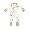 Nature ABCs 2-Way Zipper Romper