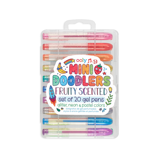 Mini Doodlers Fruity Scented Gel Pens (Set of 20)