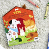 Pets Coloring Book + Stickers