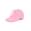 "4" Baseball Hat, Light Pink