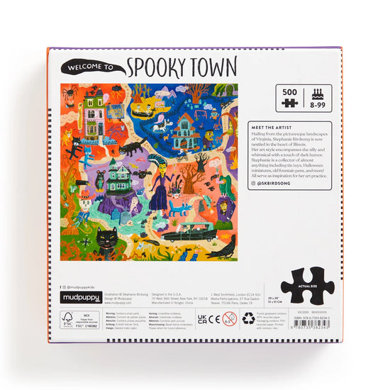 Welcome to Spooky Town 500-Piece Puzzle