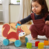 Squirrel Pull-Along Toy Sorting Box