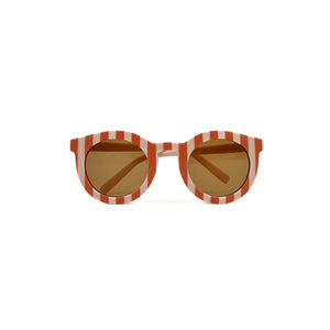 Striped Sunglasses, Brown/Pink (30% off)