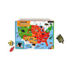 Little Park Ranger National Parks Map of the U.S.A. 70-Piece Puzzle