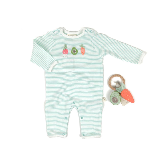 Veggies Applique Babygro Romper (20% OFF)