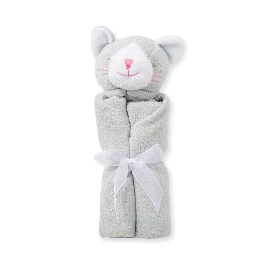 Grey Kitty Security Blanket