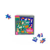 Perfect for car trips, the pieces of this cute puzzle are magnetic and stick to its magnetic surface. The portable tri-fold portfolio package includes 2 puzzles, each with 20 magnetic puzzle pieces. 