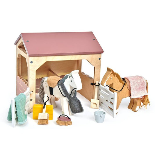 Tender Leaf Toys Dollhouse Wooden Pet Dog Set